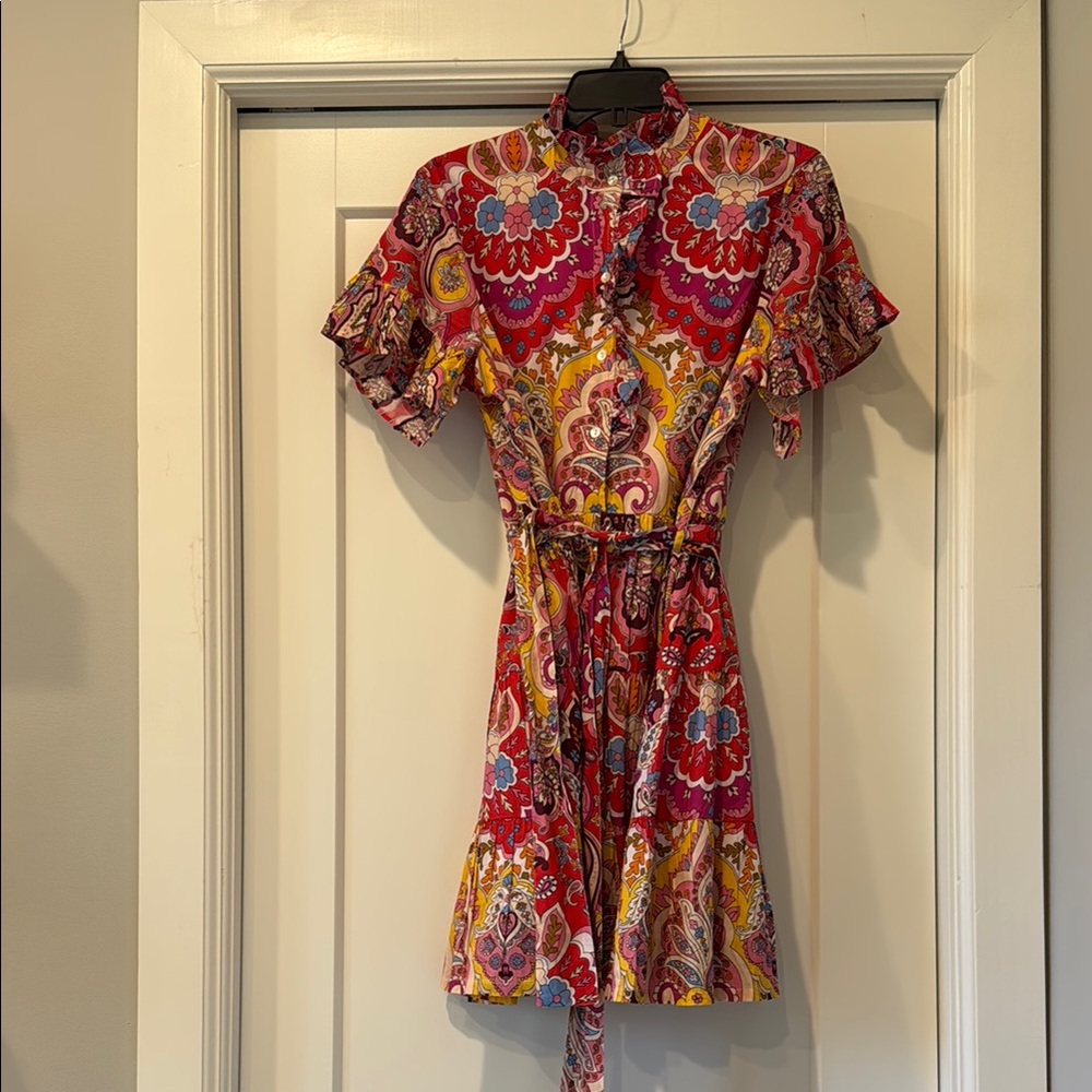 VIOLETTA DRESS IN BRIGHT MULTI FLORAL